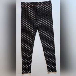Climate Right by Cuddl Duds, leggings, black and white. Size L